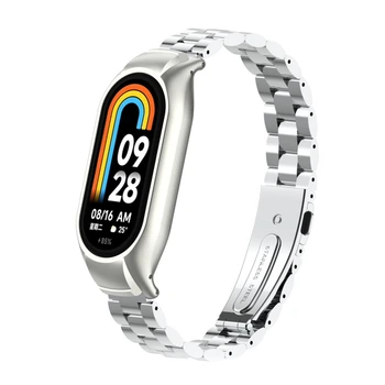 Ремешок Bead Design Xiaomi Mi Band 8 / 9 - серебристый