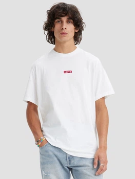 Футболка хлопковая длинная мужская Levi`s 79554-0039 2XL Белая (5401043949380)