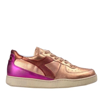 Жіночі кросівки Diadora Mi Basket Low Metallic Used, вінтажні шкіряні кеди 37