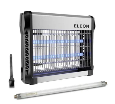 Пастка комах ELEON модель MG16 на 100 м² 16Вт (3000В) + Запасна лампа та щіточка у подарунок
