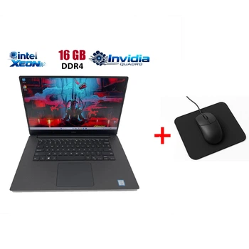Мобильная рабочая станция Б-класс Dell Precision 5520 / 15.6" (1920x1080) IPS / Intel Xeon E3-1505M v6 (4 (8) ядра по 3.0 - 4.0 GHz) / 16 GB DDR4 / 512 GB SSD / nVidia Quadro M1200, 4 GB GDDR5, 128-bit б/у + Подарок Мышка и коврик