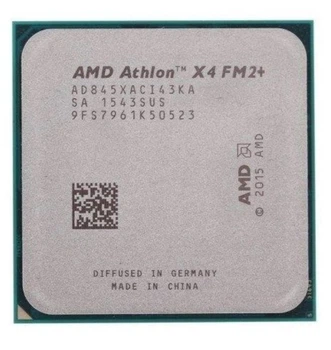 Процессор AMD Socket FM2+ ATHLON X4 845 TDP 65W на 4 ЯДРА по 3.5 GHZ ( Turbo Core до 3,8GHz ) sFM2+ ( AD845XACI43KA ) Б/У
