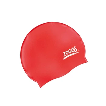 Шапочка для плавания Zoggs Silicone Cap силиконовая для бассейна Красный (465024.RD)