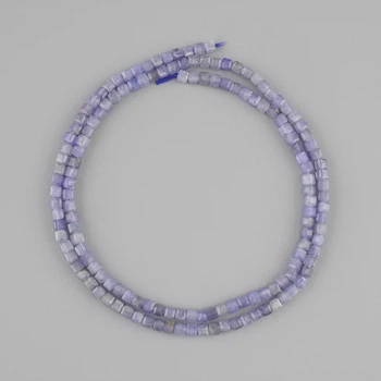 Бусины Сапфир гранёный кубик, диаметр 2,5×2,5 мм, длина 39 см ±, ida49373