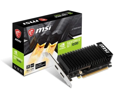 Видеокарта MSI GeForce GT 1030 2GHD4 LP OC 2GB DDR4 (GT 1030 2GHD4 LP OC) EU