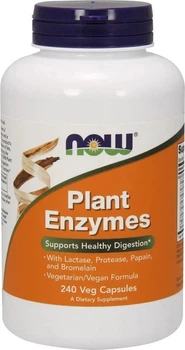 Enzymy trawienne Now Foods Plant Enzymes 240 kapsułek (733739029676)