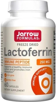 Laktoferyna Jarrow Formulas Lactoferrin 250 mg 60 kapsułek (790011210115)