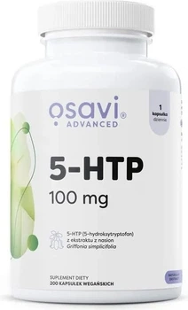 Ekstrakt z nasion fasoli czarnej Osavi 5-HTP 100 mg 200 kapsułek (5904139926703)