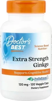 Гінкго білоба Doctor's Best Extra Strength Ginkgo 120 мг 120 капсул (753950000919)