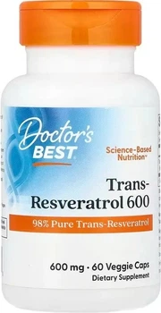 Ресвератрол Doctor's Trans-Resweratrol 600 600 мг 60 капсул (753950004160)