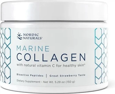 Kolagen Nordic Naturals Marine Collagen w proszku 150 g Truskawka (768990016646)