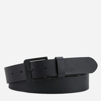 Ремень мужской из натуральной кожи Levi`s 38016-0033 115 см Черный (7613325951952)