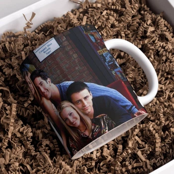 Чашка черная хамелеон матовая сериал Друзья Friends 330 мл (ДР00243)