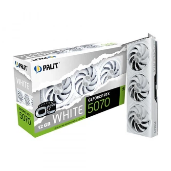 PALIT-XPERTVISION Відеокарта Palit nvidia rtx5070 white oc 12gb gddr 7 192bit 3-dp hdmi rtx5070 white oc 12gb gddr7