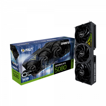 PALIT-XPERTVISION Відеокарта Palit nvidia rtx5080 gamingpro oc 16gb gddr7 256bit 3-dp hdmi rtx5080 gamingpro oc 16gb