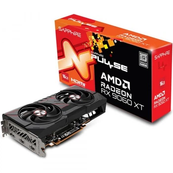 Відеокарта Sapphire amd pulse rx 9060 xt gaming oc 16gb dual hdmi / dp lite 9060 xt gaming oc pulse 16gb
