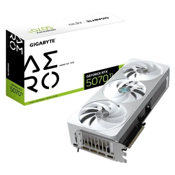 Видеокарта gf rtx 5070 Ti 16gb gddr7 Aero oc Gigabyte (gv-n507taero oc-16gd)