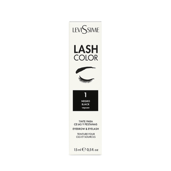 Lash Color Краска 1 для бровей и ресниц, цвет черный, 15ml