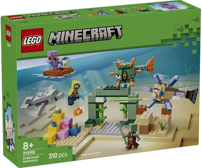 Конструктор LEGO Minecraft Підводні пригоди (21598)
