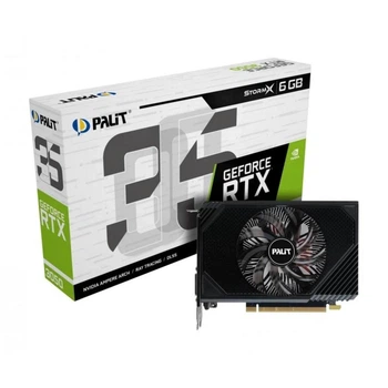 Відеокарта Palit Nvidia GeForce RTX 3050 STORMX 6GB (NE63050018JE-1072F)