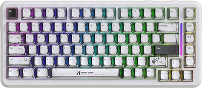 Беспроводная магнитная клавиатура ATTACK SHARK X82 PRO HE Comics (2.4G/Bluetooth/USB type-c) RGB Подсветка (COPY)