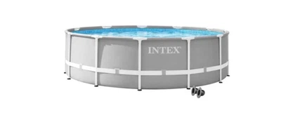 Каркасный бассейн Intex 26726-0 Серый круглый из ПВХ и стали на 16805 л 457х122 см (9-163-26726-0)