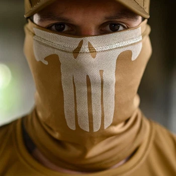 Бафф с принтом Punisher койот размер универсальный