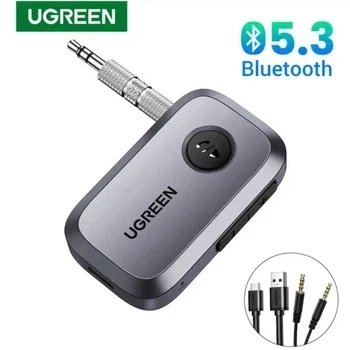 Беспроводной аудиоприемник Bluetooth 5.3 ресивер UGREEN Aux-ресивер для автомобиля (CM596)