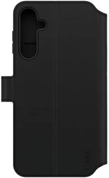 Etui z klapką na smartfon CARE by PanzerGlass Wallet Case with a Kickstand do Samsung Galaxy A16 Black (5715685015045)