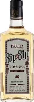 Текіла Sip & Sip Reposado 100% Agave 0.75 л 38% (7501054839057)