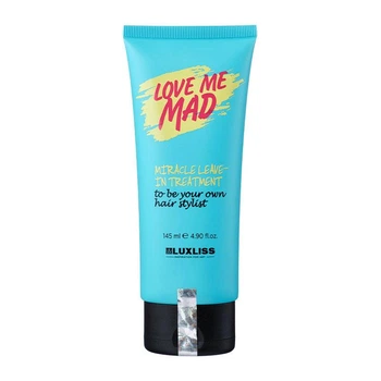 Незмивний крем для волосся 10 в 1 Luxliss Love Me Mad Miracle Leave in Treatment Чудо вІдновлення 145 мл
