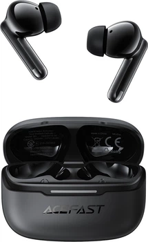 Навушники Acefast W5 Hybrid ANC, IPX4, Black (6974316285373)