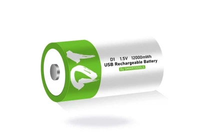 Аккумулятор тип D / R20 Smartoools 8000 mAh бочонок Li-Ion с зарядкой Type-C 1.5V (19329)