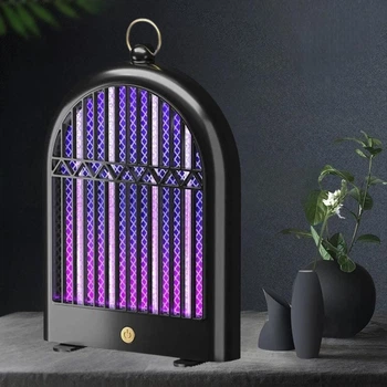 Антимоскитная электрическая лампа от комаров Electric Shock Mosquito Lamp Аккумуляторная подвесная ловушка для насекомых