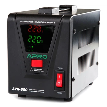 Стабілізатор напруги релейний AVR-500, 400Вт APRO