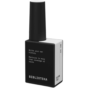 BIBLIOTEKA Clear Top No UV Топ без ЛШ та без УФ-фільтрів, 10 мл