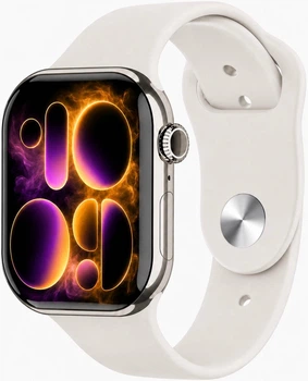 Смарт часы Smart Watch Series 11 H26 Pro AMOLED 46 mm 1 Gb memory iOS Android Golden Starlight глянец с 2 ремешками Alpine Loop и Sport Band в комплекте SW-H26Pro-5172