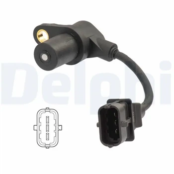 DELPHI KIA Датчик оборотов двигателя SORENTO I (JC) 2.5 CRDi 06-11 SS11242 Delphi (SS11242)