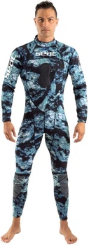 Гидрокостюм для дайвинга Seac Body Fit Camo 1.5 mm Blue/Green Б/В
