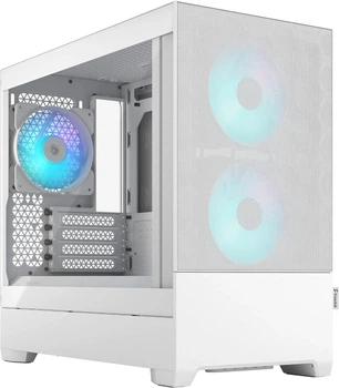 Корпус для ПК Fractal Design Pop Mini Air RGB / Сетчатая панель / Без БП / Белый (101684355) - Уценка