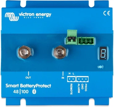 Реле отключения АКБ Victron Energy Smart Battery Protect / 48V / 100A /Программируемое / Синее Б/В k1