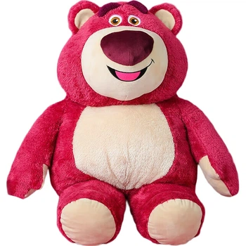 MINISO Disney Official Плюшева іграшка Полуничний ведмедик, дитяча іграшка-подушка, подарунок на день народження для дівчини