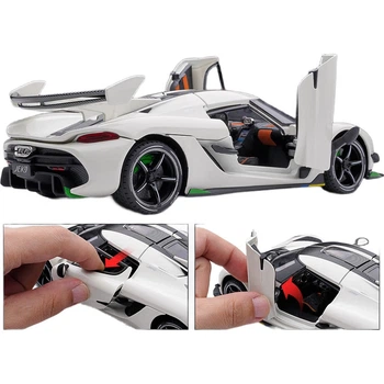 Chiyu Toys, модель спортивного автомобиля Kenner Jesko, реалистичная модель автомобиля из сплава, игрушечная машинка, подарок для мальчиков.