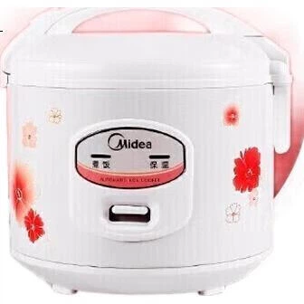 Рисоварка Midea 3 л побутового механічного типу, лита нагрівальна поверхня, проста та легка в управлінні, чорна кришталева внутрішня каструля, міні-рисоварка MB-YJ308J [Серія ZMD Peace of Mind]