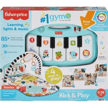 Игрушка Fisher-Price HXV97 развивающий коврик-пианино для новорожденных