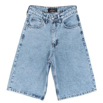 Чоловічі джинсові шорти блакитні EVISU дракони 27(Р) (1027-127-E5)