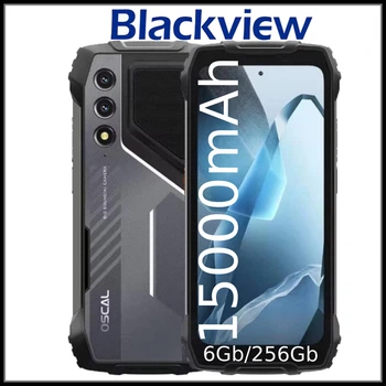Мощный защищенный смартфон OSCAL Pilot 1 от Blackview 6/256GB аккумулятор 15000mAh Черный