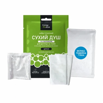 Сухий душ Optimal гігієнічний набір для тіла