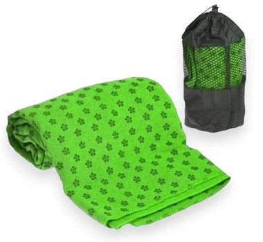 Рушник для йоги EasyFit Yoga Mat Towel 183×63 см з мікрофібри,EF-1933-GN Зелений