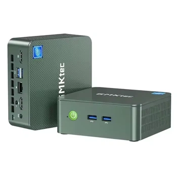 Мини ПК GMKtec NucBox G3 / Intel N150 / RAM 16GB / SSD 512GB / 2 x HDMI / 1 x LAN / Wi-Fi 6 / Bluetooth 5.2 / Windows 11 Pro / Серый (101939128)